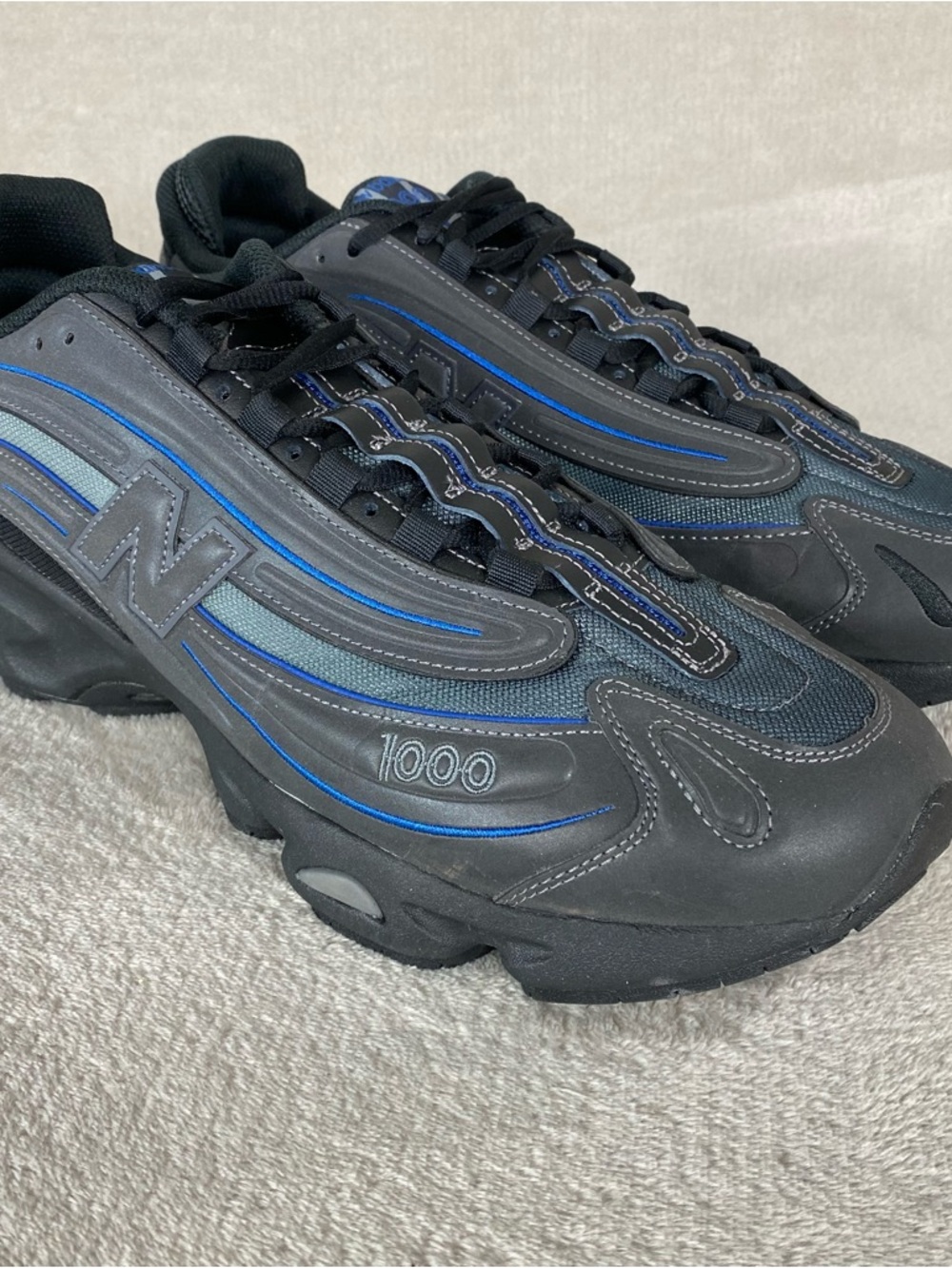 New Balance 1000 M1000JDC Mens Size 13 Black Blue Running Shoes NEW